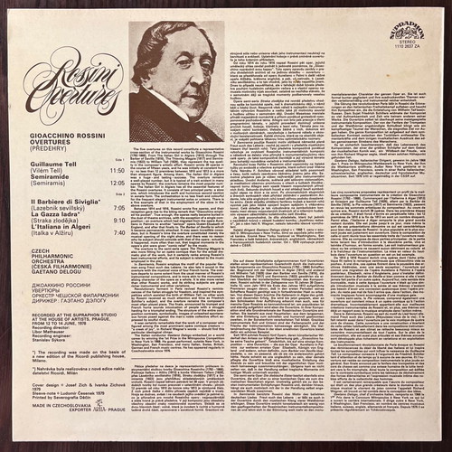 Rossini Overtures vinyl used, classical music
