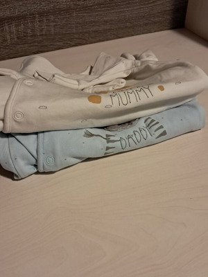 Energino baby rompers used, pack of 2, cotton, size 6-9 months