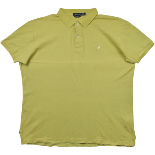 Nautica green polo shirt used, size XL slim fit