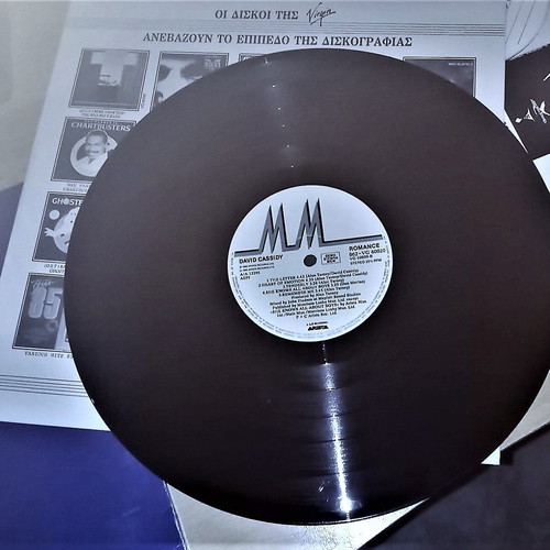 David Cassidy Romance vinyl record like new, pop genre
