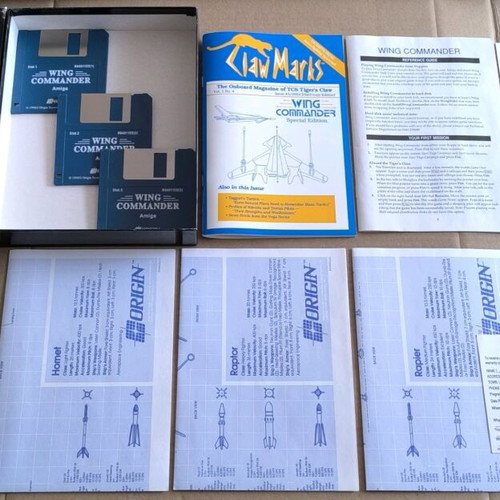 Wing Commander (Origin) Amiga like new, complete in box