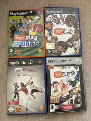 Eye Toy PlayStation 2 PS2 πακέτο μεταχειρισμένο με βιβλιαράκια και κουτιά