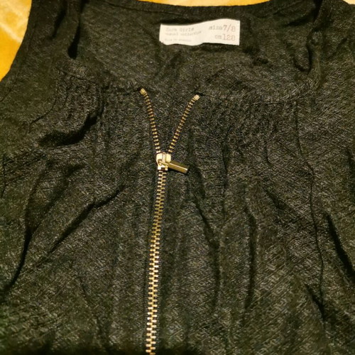 Zara black romper like new for girl 7-8 years old