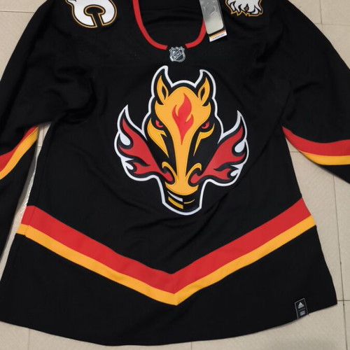Αυθεντική φανέλα Adidas Calgary Flames Reverse Retro καινούργια με λογότυπο Blasty