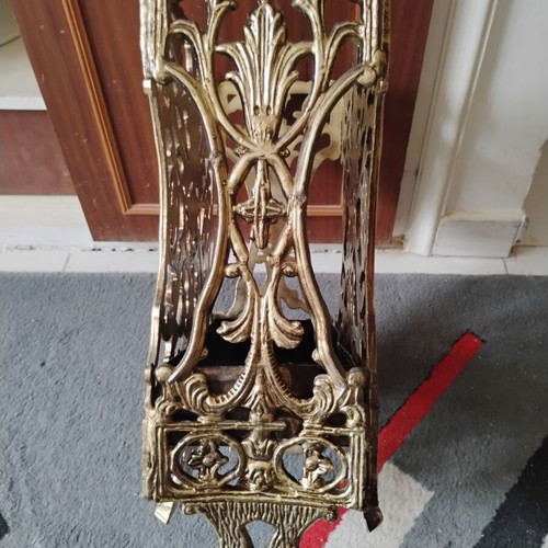 Koutsobola vintage entrance furniture like new, metal and marble with mirror and umbrella stand