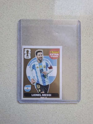 Panini FIFA World Cup 2026 Gold Extra αυτοκόλλητο του Lionel Messi