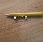 Yellow pin brooch