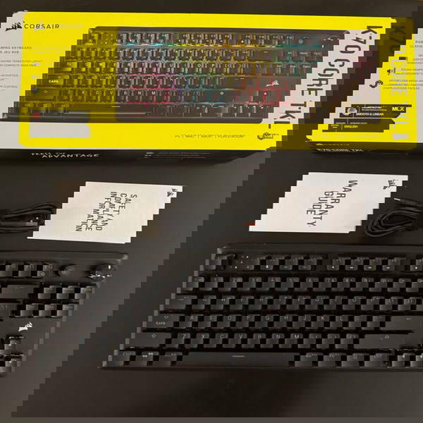 Corsair K70 Core TKL RGB Mechanical Gaming Keyboard