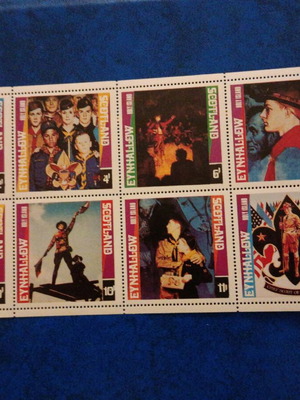 Scotland stamps new, unsealed scout series