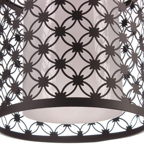 Metal pendant lamp black with E27 socket new