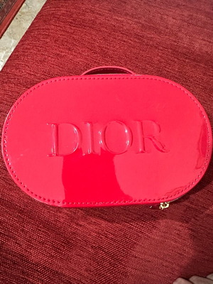 Dior toiletry bag new, collectible, red