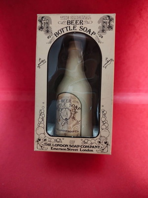 Collectible soap shaped like a beer bottle new