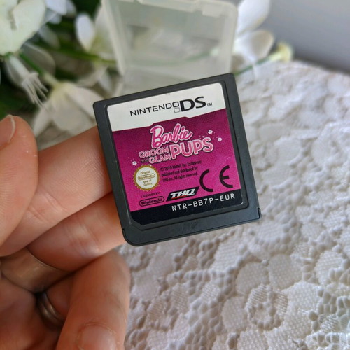 DS Game Barbie Groom and Glam Pups used for Nintendo DS