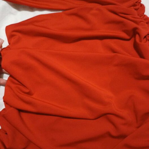 red mini dress
