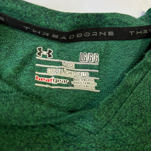 Under Armour HeatGear T-shirt, green, XL