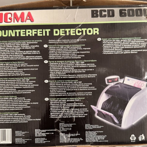 Counterfeit Detector and Banknote Authenticity Checker used