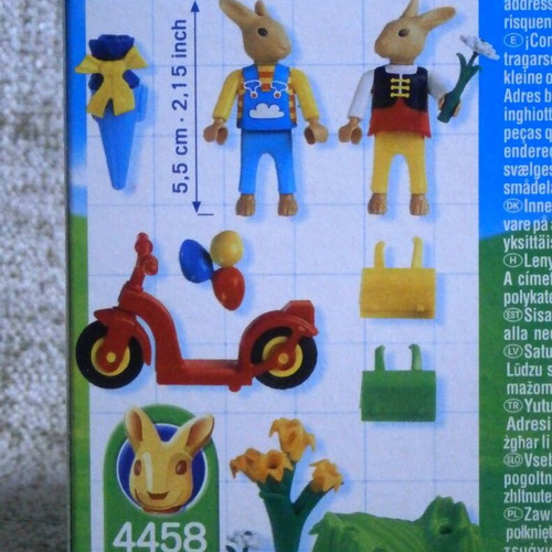 Playmobil 4458 + 4459 Easter Bunnies sealed, pack of 2