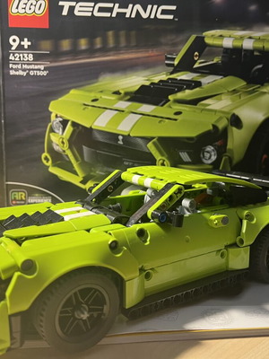 Lego Ford Mustang Shelby GT500 42138 used with box and manual