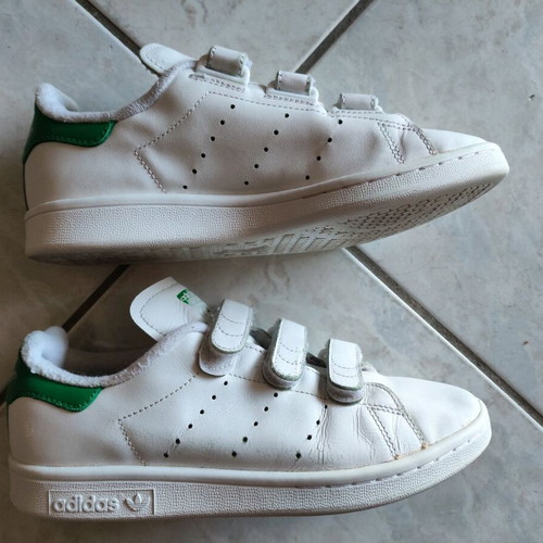 Adidas Stan Smith sneakers like new, size 37, white with velcro