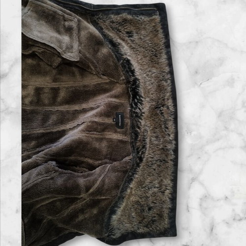 Reserved winter jacket size XS like new brown with fur