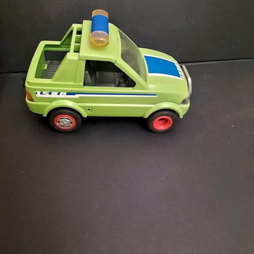 Playmobil City Action 6111 vehicle with trailer and lawn mower tractor like new