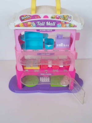 Shopkins Tall Mall εμπορικό κέντρο μεταχειρισμένο με 10 φιγούρες