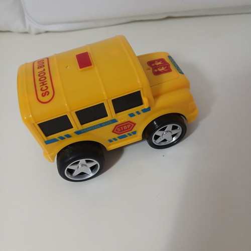Farm train toy with garbage truck and school bus set
