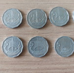 Νομίσματα 5 mils Κύπρου μεταχειρισμένα, πακέτο 10 από το 1982
