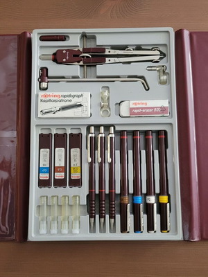 Rotring High Tech Σετ 4 ραπιδογράφων και αξεσουάρ μεταχειρισμένο