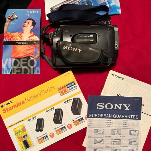 Sony handheld camera used