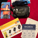 Sony handheld camera used