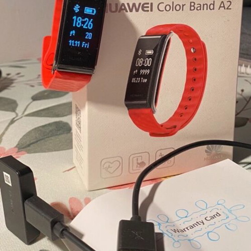 Huawei Color Band A2 touch watch like new with box and accessories
