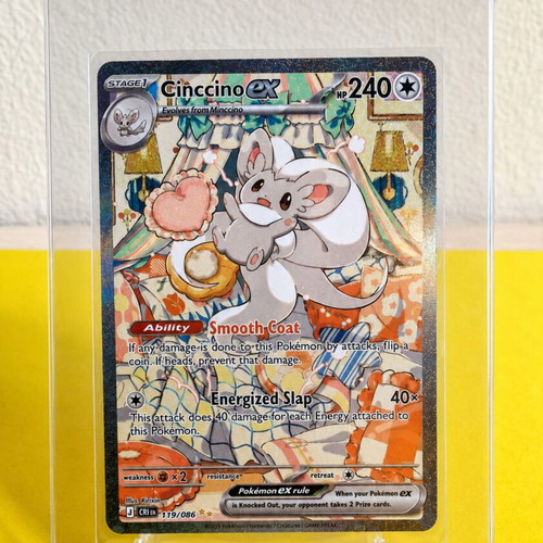 Cinccino EX Chaos Rising English edition near mint