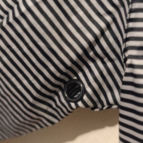 Petit Bateau windbreaker jacket 5y, new, striped polyester