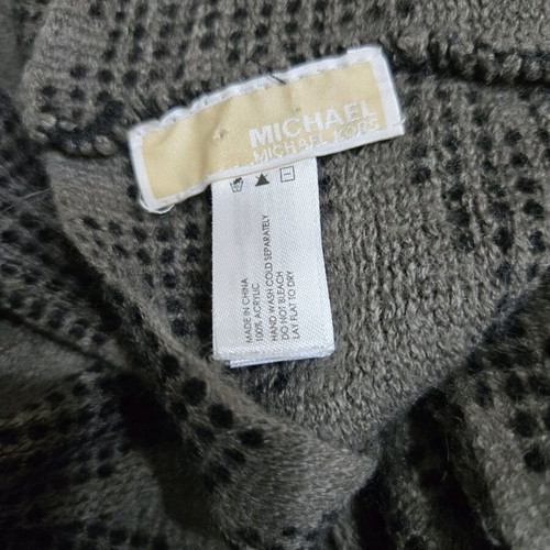 Michael Kors scarf grey with logo like new