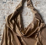 Mini Gold Drape Dress S/M like new