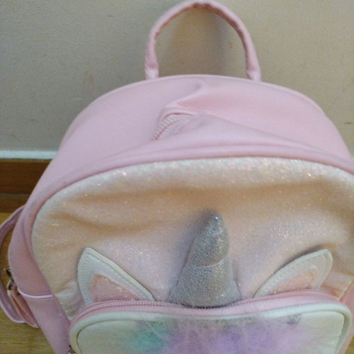 Small children's bag with small mark on back