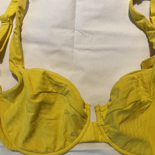 Calzedonia yellow bikini set Large like new