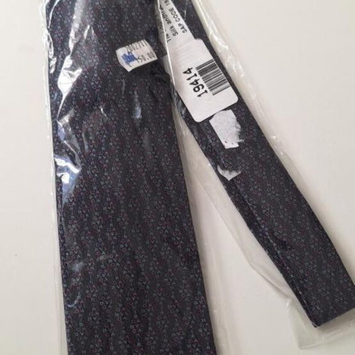 Bvlgari tie, blue, new in packaging