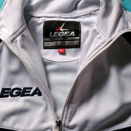 Legea white sports jacket XL like new