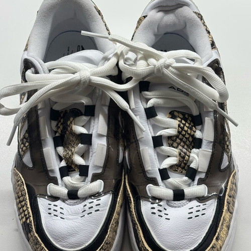 Adidas athletic shoes like new, white and beige, size 43.5