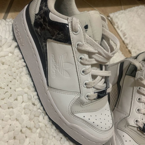 Adidas Forum Bold gy6988 used white athletic shoes size 38