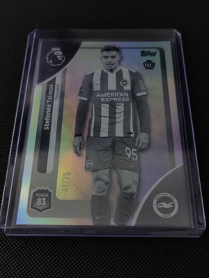 Κάρτα 2025-26 Topps Premier League Stefanos Tzimas RC σαν καινούργιο