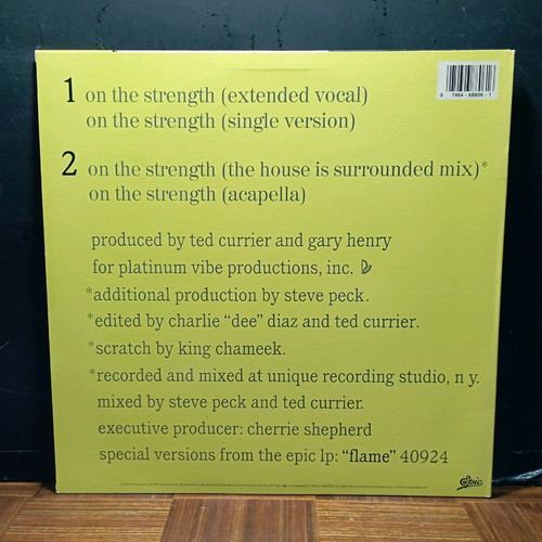 Flame On The Strength record like new, electronic