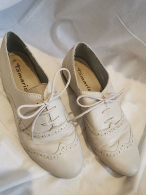 Oxford women's shoes used, size 38, white