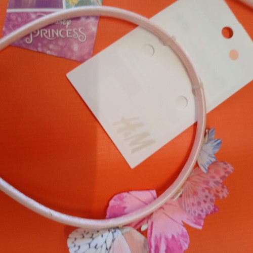 Hairbands new with tags, set of six with free hairbrush