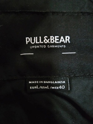 Bomber Jacket Pull & Bear black like new, size L