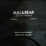 Bomber Jacket Pull & Bear black like new, size L