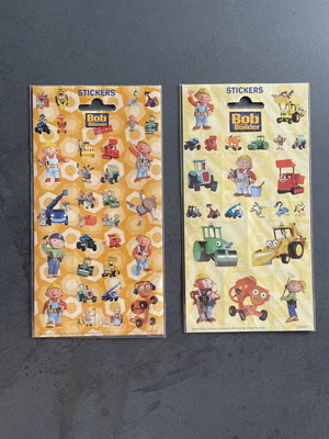 Bob the Builder vintage αυτοκόλλητα 2006, σφραγισμένα