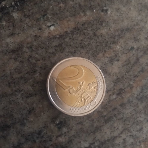 Monaco 2 Euro commemorative coin used